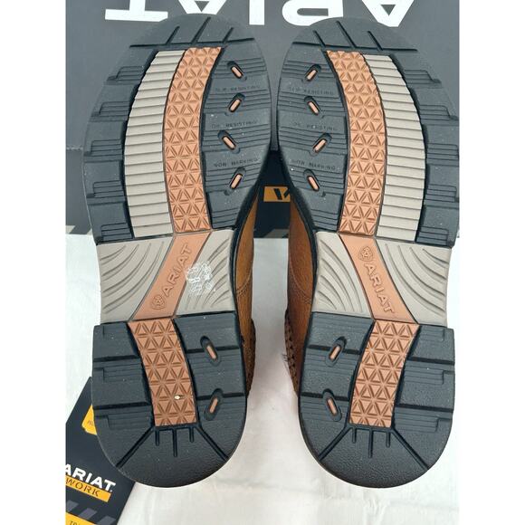 Women’s Size 9 Ariat Macey Composite Toe Work Boots 10005947 Dark Peanut - Picture 5 of 8